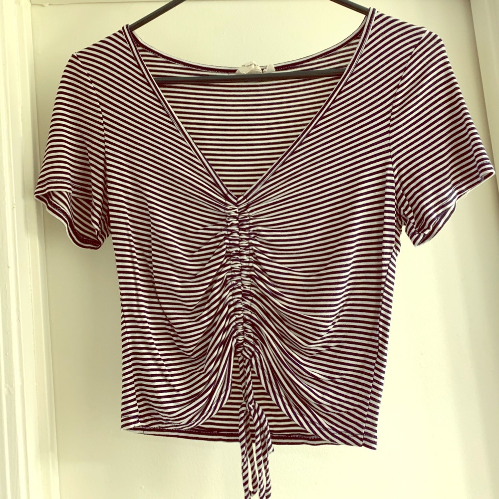 Striped Crop Top